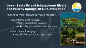 [Lower Santa Fe and Ichetucknee Rivers and Priority Springs MFL Re-evaluation]