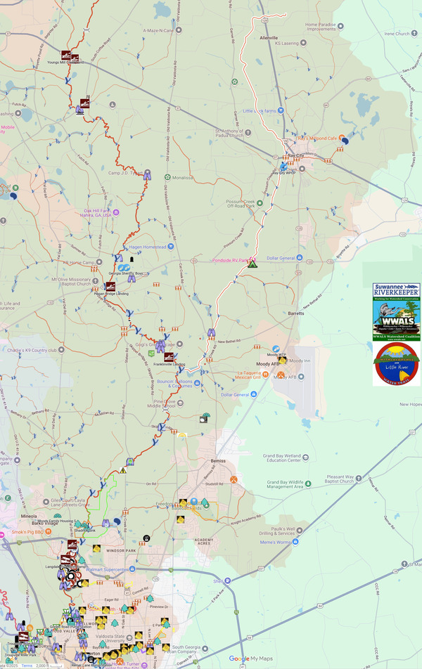 [Map: Cat Creek, 2025-07-25 --WLRWT]