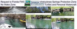 [Request to Florida FWC, Ichetucknee Springs Protection Zone, No Wake Zone, Turtles and Personal Watercraft]