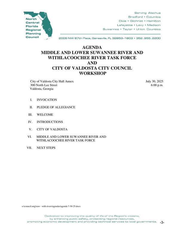 [Agenda]