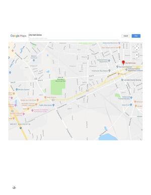 [Map: Valdosta City Hall Annex]