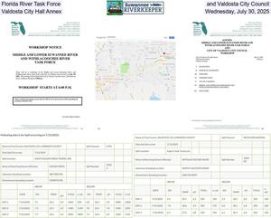 [Florida River Task Force and Valdosta City Council, Valdosta City Hall Annex, Wednesday, July 30, 2025]