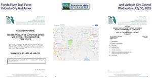 [Florida River Task Force and Valdosta City Council, Valdosta City Hall Annex, Wednesday, July 30, 2025]