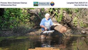 [Pictures: More Chainsaw Cleanup, Langdale Park 2025-07-31, Withlacoochee River, Very hot that day --jsq for WWALS]