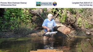 [Pictures: More Chainsaw Cleanup, Langdale Park 2025-07-31, Withlacoochee River, Very hot that day --jsq for WWALS]