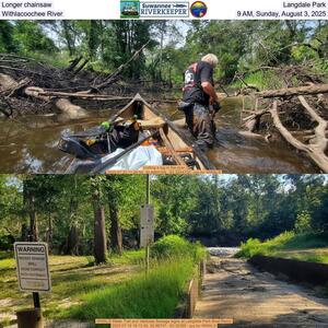 [Longer chainsaw, Langdale Park, Withlacoochee River, 9 AM, Saturday, August 2, 2025]