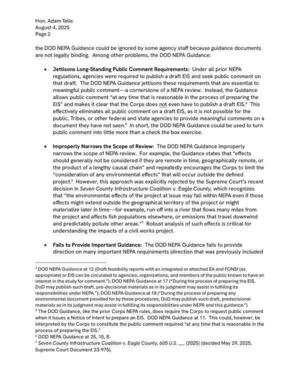[Jettison Public Comment, Narrows Scope of Review, Fails Important Guidance]