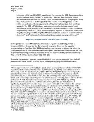 [Regulatory Program Interim Final Rule (COE-2025-006)]