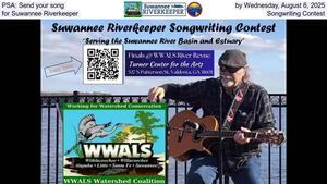 [PSA: Send your song by Wednesday, August 6, 2025, for Suwannee Riverkeeper Songwriting Contest]