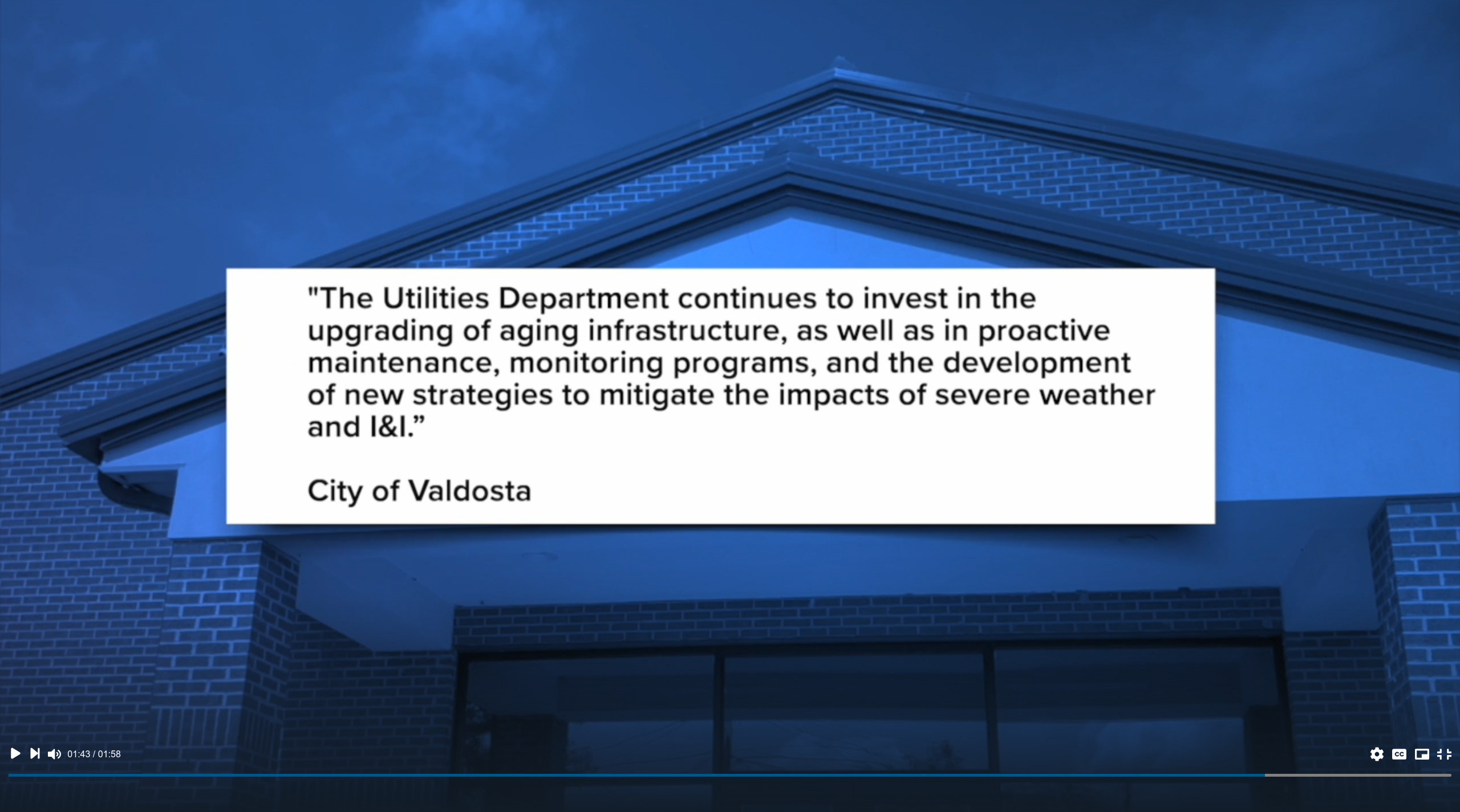 Valdosta Utilities statement on WTXL, 2025-08-05