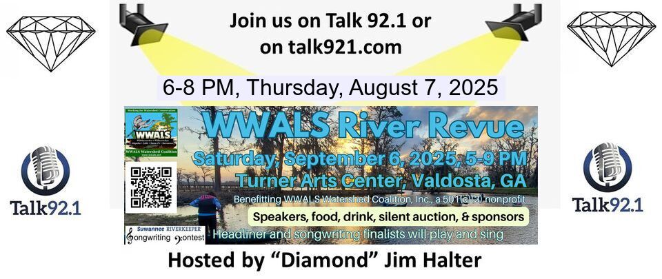 [Spotlight Radio 2025-08-07: WWALS River Revue and Suwannee Riverkeeper Songwriting Contest]