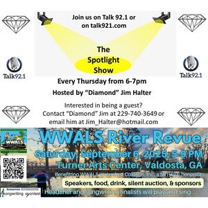 [Spotlight Radio 2025-08-07: WWALS River Revue and Suwannee Riverkeeper Songwriting Contest]