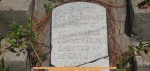 [FRANKLINVILLE THE FIRST SITE OF LOWNDES County 1828 Erected by the Gen. James Jackson..., 2025:08:06 12:47:46, 30.9828517, -83.2775951 --jsq for WWALS]