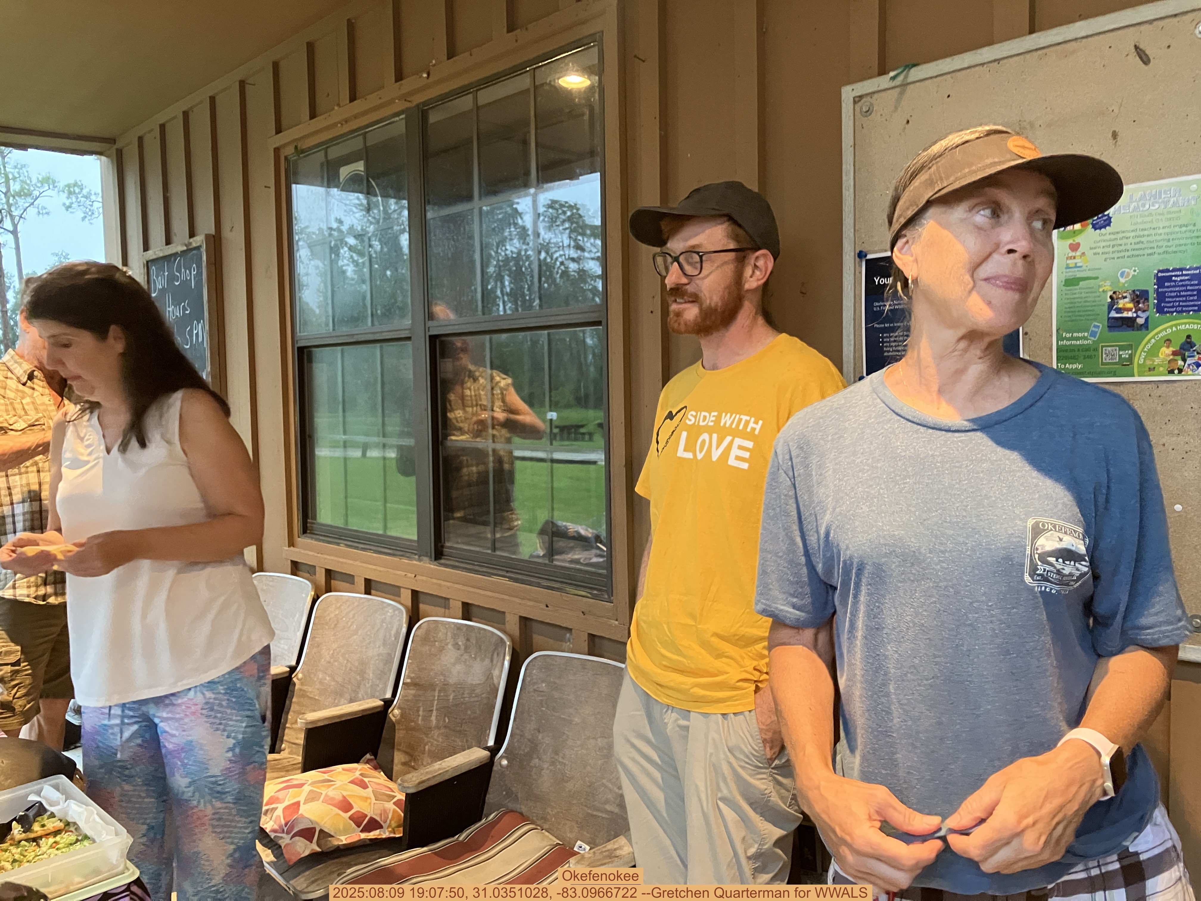 Okefenokee, 2025:08:09 19:07:50, 31.0351028, -83.0966722 --Gretchen Quarterman for WWALS