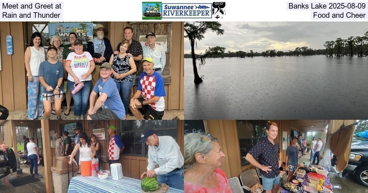 [Meet and Greet at Banks Lake 2025-08-09, Rain and Thunder, Food and Cheer]