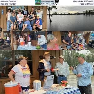 [Meet and Greet at Banks Lake 2025-08-09, Rain and Thunder, Food and Cheer]