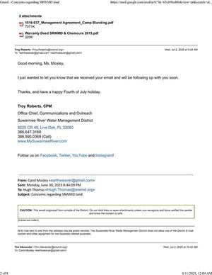[Troy Roberts to Carol Mosley 2025-07-02]