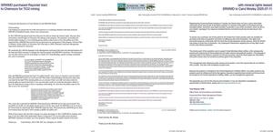 [SRWMD purchased Rayonier tract with mineral rights leased to Chemours for TiO2 mining, SRWMD to Carol Mosley 2025-07-11]