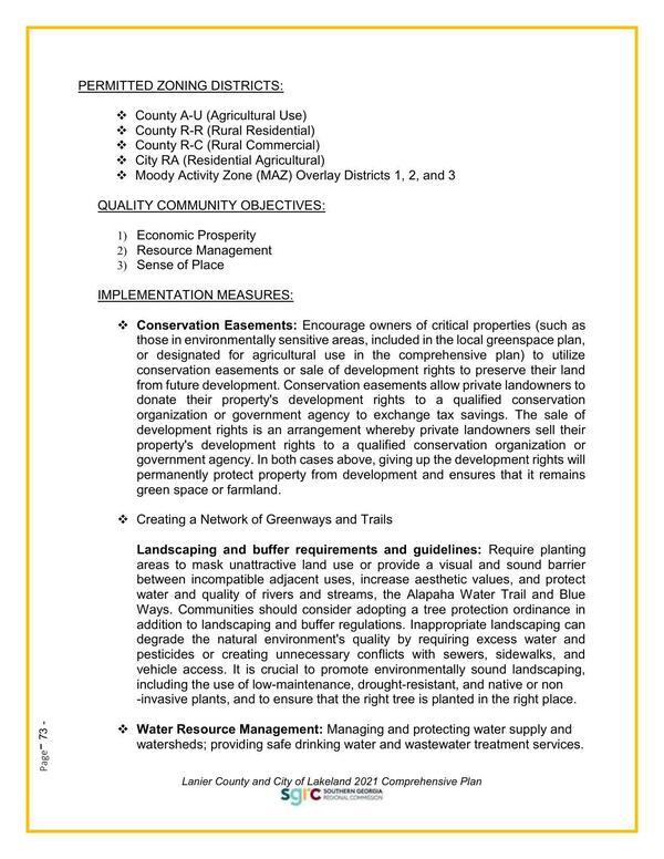 [Page 73, Lanier County Comprehensive Plan, 2021-06-21]
