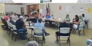 [Lanier County Commission, Lakeland, Georgia, 2025-08-11, Boats at Banks Lake Outdoors, Comprehensive Plan and ARWT]