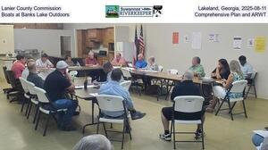 [Lanier County Commission, Lakeland, Georgia, 2025-08-11, Boats at Banks Lake Outdoors, Comprehensive Plan and ARWT]