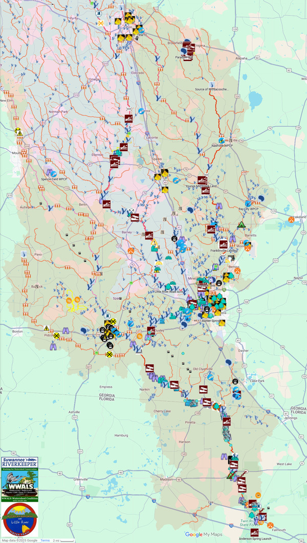 [Map: Franklinville Landing --WLRWT]