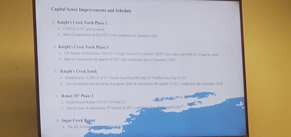 [Capital Sewer Improvements and Schedule --jsq for WWALS]