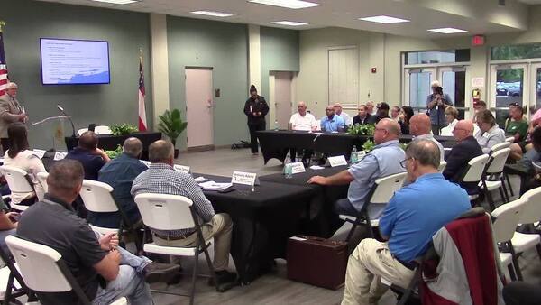 [Movie: People need to go look at websites to find out about spills --William Martin, Gilchrist County. And health departments --Rocky Ford, Columbia County]