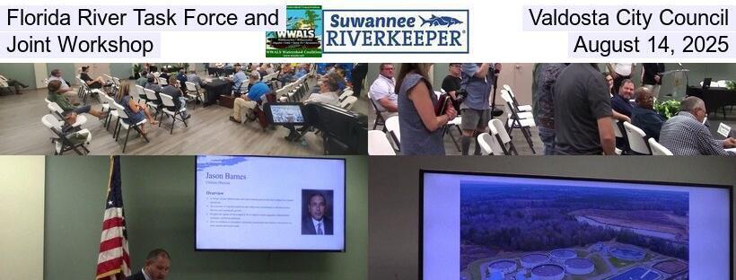 Florida River Task Force and Valdosta City Council Joint Workshop, August 14, 2025
