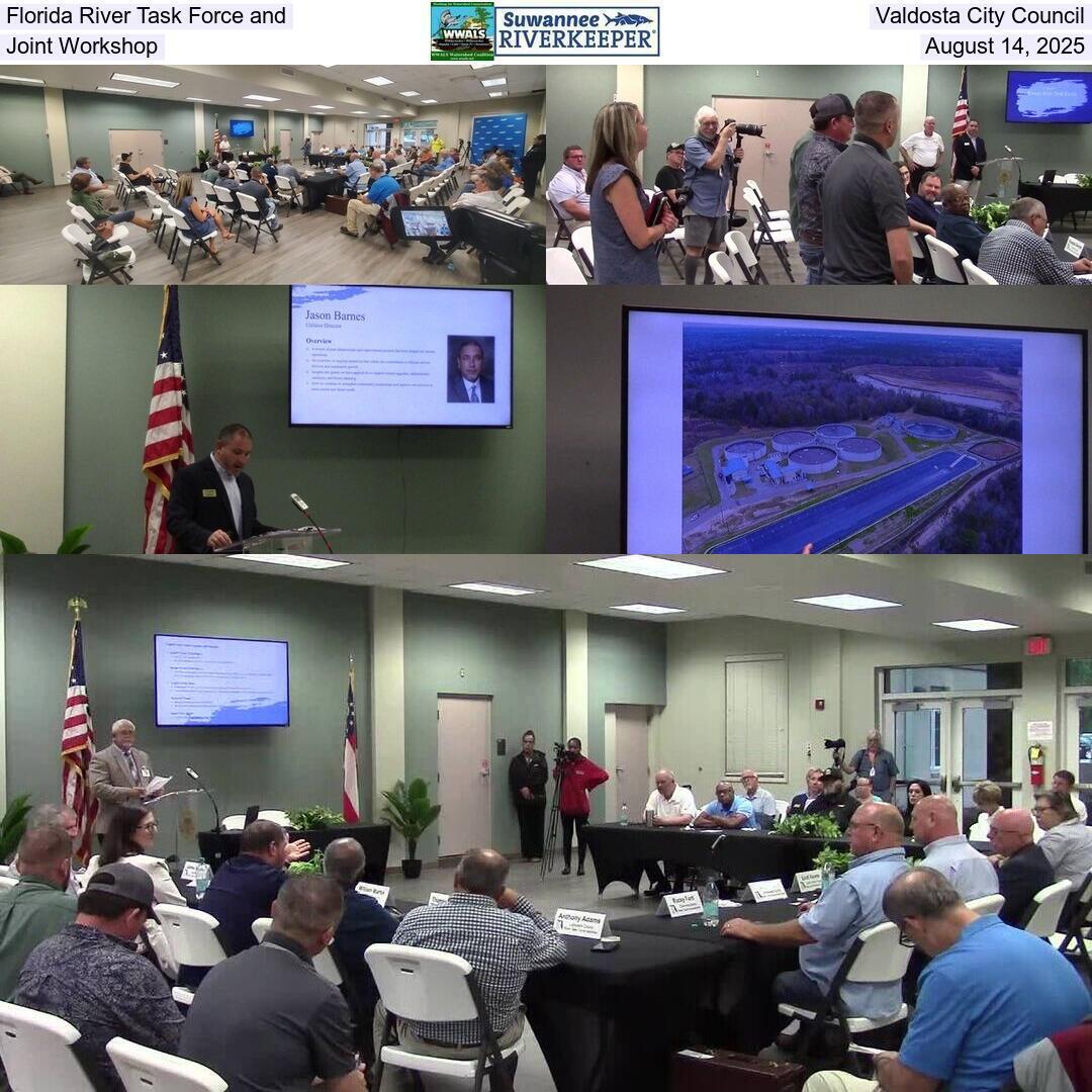 Florida River Task Force and Valdosta City Council Joint Workshop, August 14, 2025