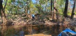 [Robbie climbing the bank, 2025:08:16 11:54:35, 30.9756288, -83.2616132 --jsq for WWALS]