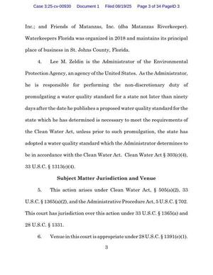 [Subject Matter Jurisdiction and Venue]