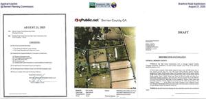 [Applicant packet, Bradford Road Subdivision @ Berrien Planning Commission, August 21, 2025]