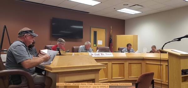 [Movie: Ground Rules --Parrish Akins, Chair, Berrien County Planning Commission, 2025-08-21 --jsq for WWALS]