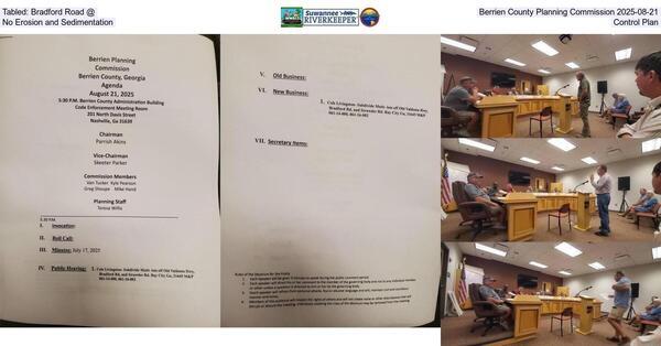 [Tabled: Bradford Road @ Berrien County Planning Commission 2025-08-21, No Erosion and Sedimentation Control Plan]