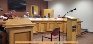 [Movie: Plan was not submitted. Maybe only applies to big developments. Ask County Attorney. Tabled until next month. (880M), 2025-08-21 --jsq for WWALS]