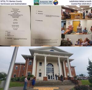 [WTXL TV: Berrien County subdivision tabled a month, Soil Erosion and Sedimentation Control Plan 2025-08-21]