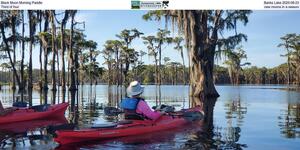 [Black Moon Morning Paddle, Banks Lake 2025-08-23, Third of four new moons in a season]
