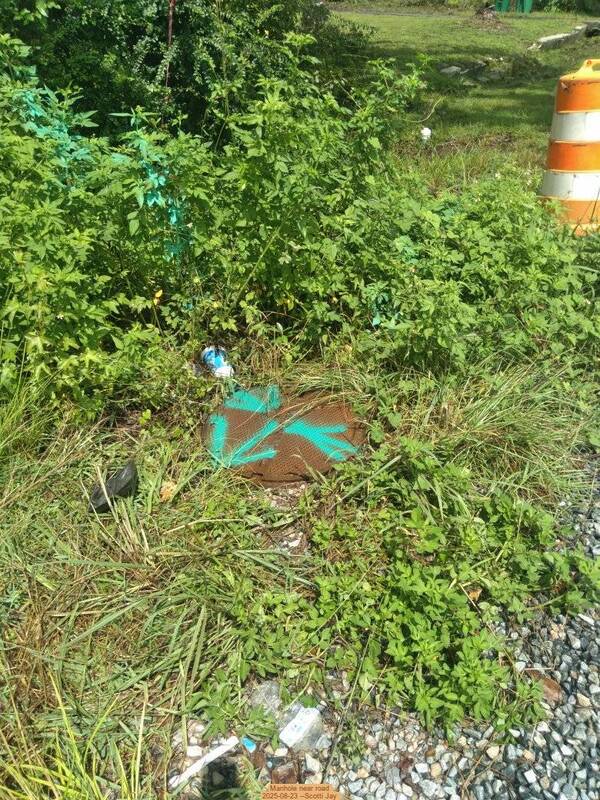 [Manhole near road, 2025-08-23 --Scotti Jay]