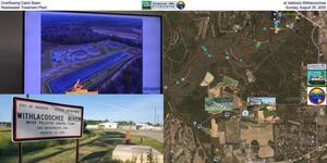 [Overflowing Catch Basin, at Valdosta Withlacoochee, Wastewater Treatment Plant, Sunday, August 25, 2025]