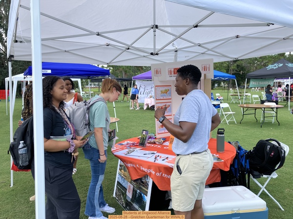 Students at Dogwood Alliance, 2025-08-28 --Gretchen Quarterman for WWALS