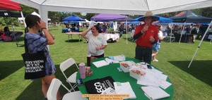 [The EcoPaths tent that jsq helped set up, 2025-08-28 --jsq for WWALS]