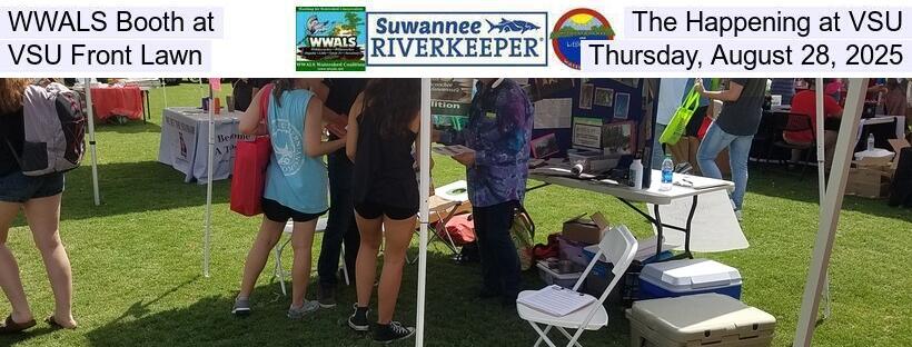WWALS Booth at The Happening at VSU, VSU Front Lawn, Thursday, August 28, 2025