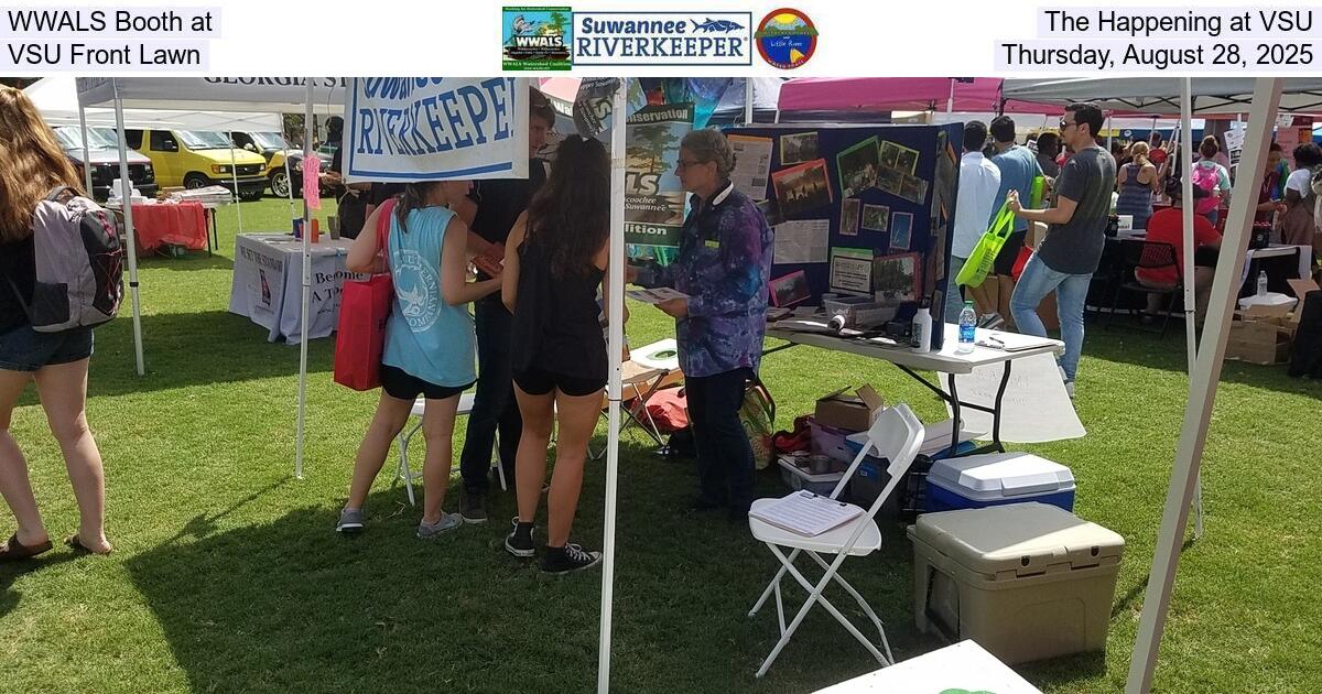 [WWALS Booth at The Happening at VSU, VSU Front Lawn, Thursday, August 28, 2025]