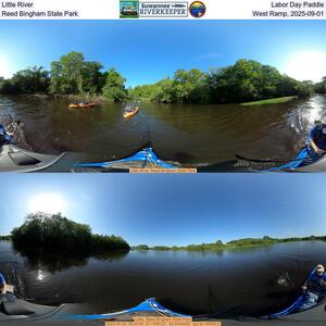 [Little River, Labor Day Paddle, Reed Bingham State Park, West Ramp, 2025-09-01]