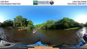 [Little River, Labor Day Paddle, Reed Bingham State Park, West Ramp, 2025-09-01]