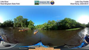 [Little River, Labor Day Paddle, Reed Bingham State Park, West Ramp, 2025-09-01]