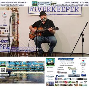 [Sweet William Ennis, Palatka, FL, with a Folk song, 2025-09-06, Suwannee Cracker Cowboys, Suwannee Riverkeeper Songwriting Contest]
