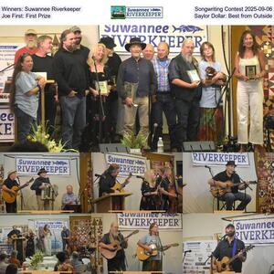 [Winners: Suwannee Riverkeeper, Songwriting Contest 2025-09-06, Joe First: First Prize, Saylor Dollar: Best from Outside]