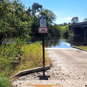 [Pack it In, Pack it Out, Berrien Beach Boat Ramp, Alapaha River @ GA 168 2025-09-06 --Suzy Hall for WWALS]
